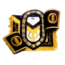 Grand Lodge velvet officer apron